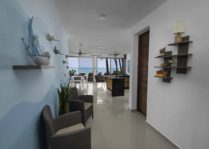 Angelina 28 Beachfront And Family - Modern And Relaxing Long - 20 Min From Cancun Airport Puerto Morelos