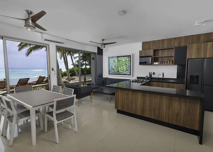 Angelina 28 Beachfront And Family - Modern And Relaxing Long - 20 Min From Cancun Airport Apartamento *