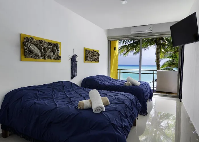 Angelina 28 Beachfront And Family - Modern And Relaxing Long - 20 Min From Cancun Airport Puerto Morelos