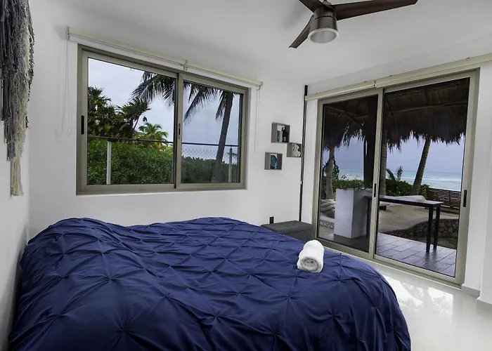 Angelina 28 Beachfront And Family - Modern And Relaxing Long - 20 Min From Cancun Airport