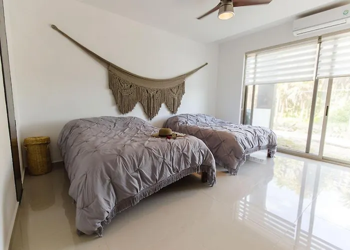 Angelina 28 Beachfront And Family - Modern And Relaxing Long - 20 Min From Cancun Airport Puerto Morelos
