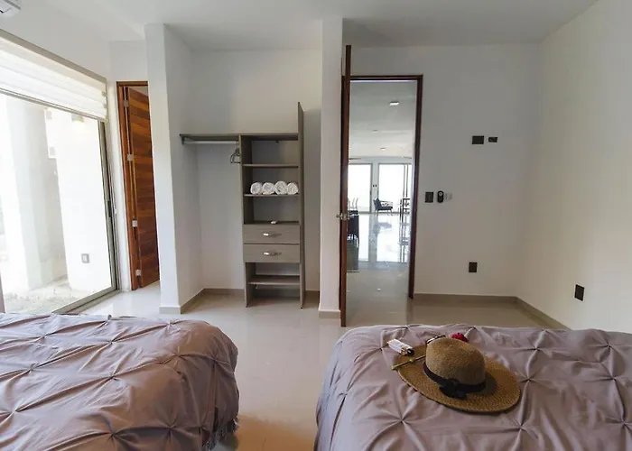 Angelina 28 Beachfront And Family - Modern And Relaxing Long - 20 Min From Cancun Airport Puerto Morelos