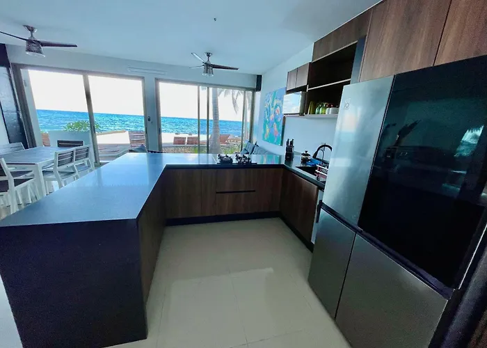 Apartamento Angelina 28 Beachfront And Family - Modern And Relaxing Long - 20 Min From Cancun Airport